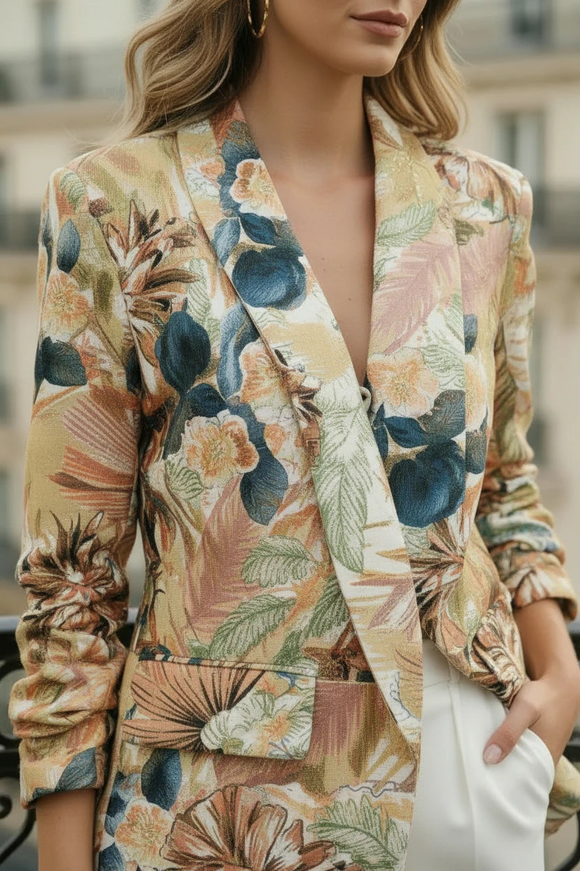 Veste Imprimée Florale – Élégance Bohème