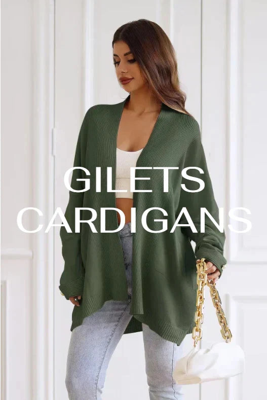 Gilets, cardigans