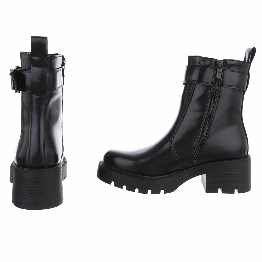 Bottines Chelsea à Plateforme noir – vue 4 – Eymora