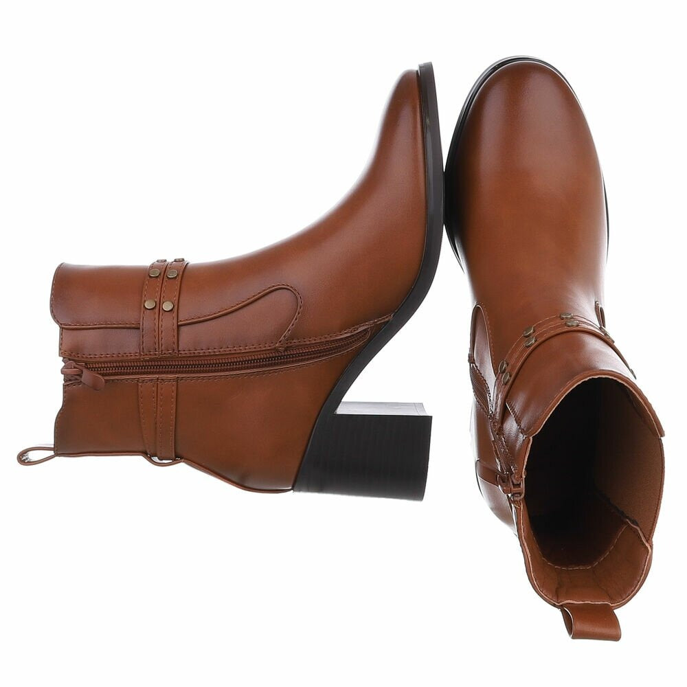 Bottines Chelsea Classiques camel – vue 2 – Eymora