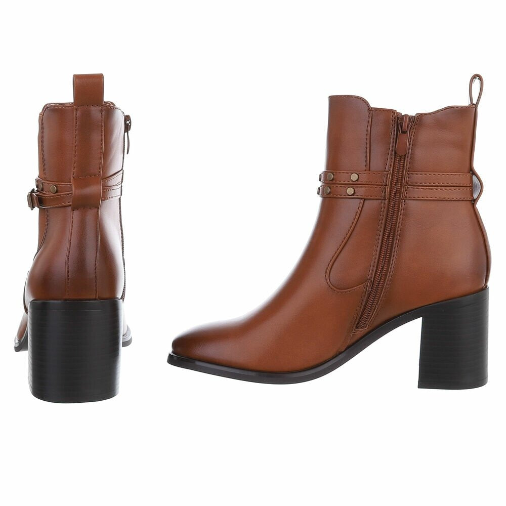 Bottines Chelsea Classiques camel – vue 4 – Eymora