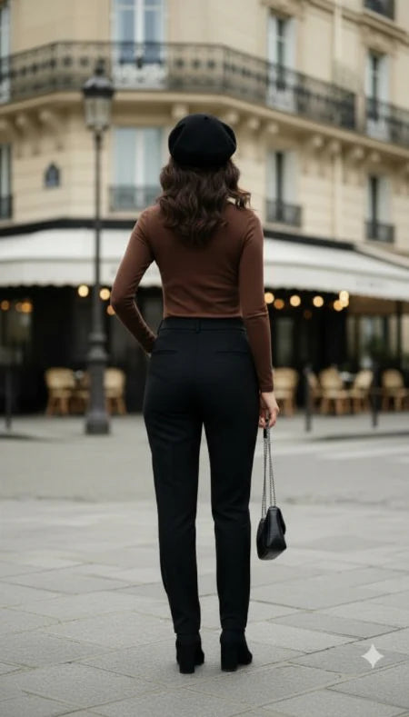 Body manches longues avec empiècement transparent et strass