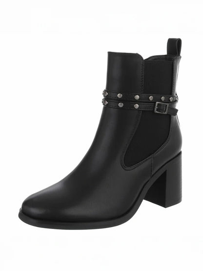Bottines Chelsea Classiques – Élégance Décontractée & Détails Tendance Noir