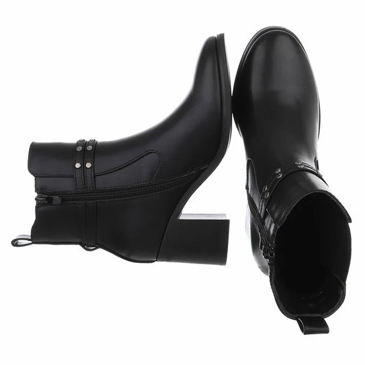 Bottines Chelsea Classiques – Élégance Décontractée & Détails Tendance Noir