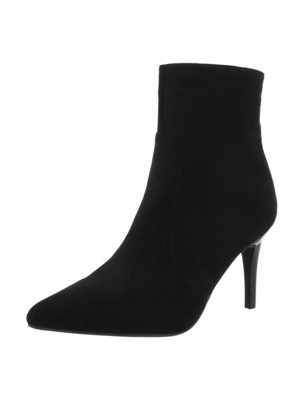 Bottines à Talons Aiguille – Élégance Intemporelle Noir
