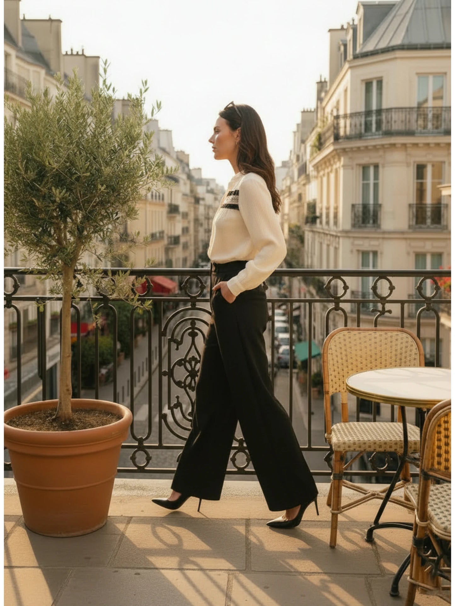 Chemise Gaze de Coton Unie – Élégance Naturelle