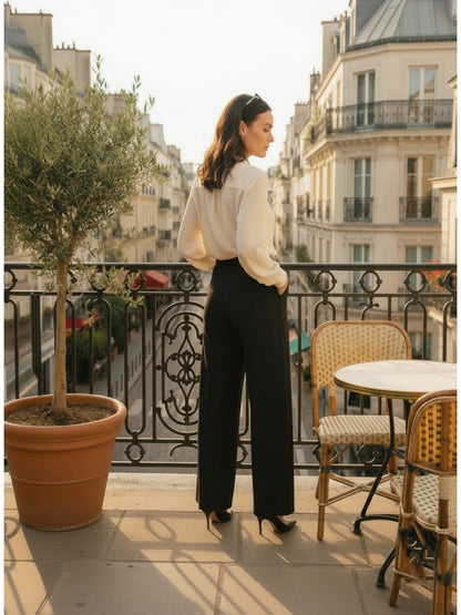 Chemise Gaze de Coton Unie – Élégance Naturelle