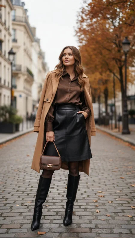 Chemisier fluide avec plis épaule