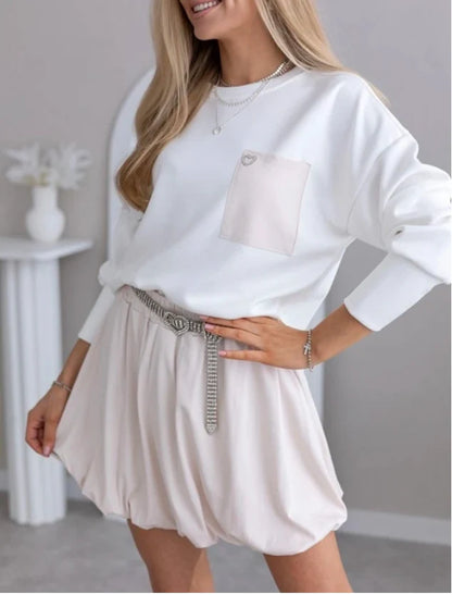 Ensemble avec jupe, sans ceinture