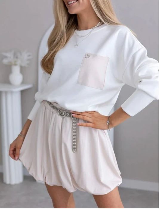 Ensemble avec jupe, sans ceinture