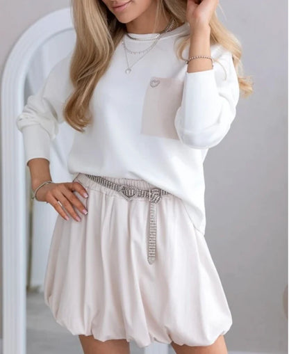 Ensemble avec jupe, sans ceinture