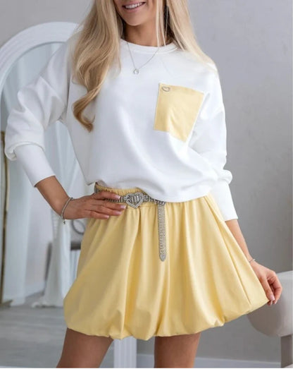 Ensemble avec jupe, sans ceinture