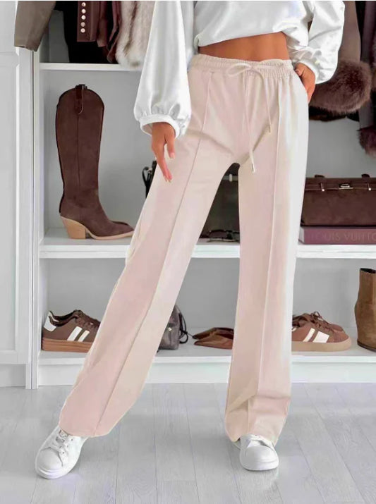 Jogging élégant taille élastique avec poches