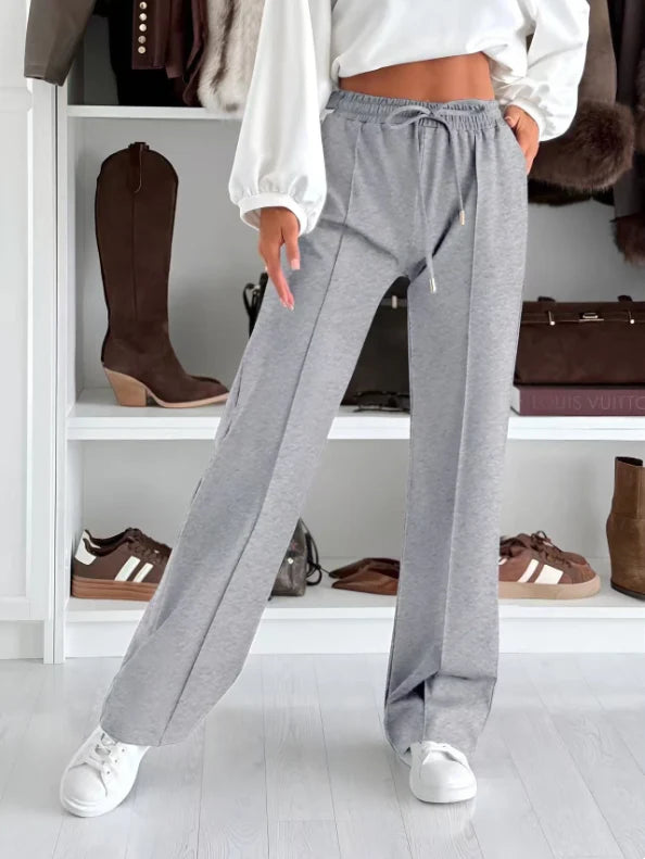 Jogging élégant taille élastique avec poches