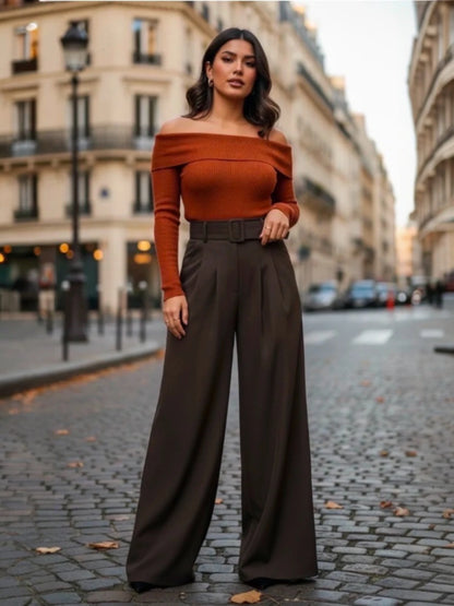 Pantalon Tailoring à Taille Élastique