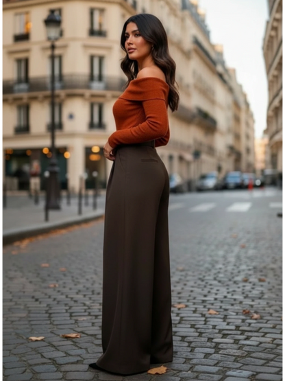 Pantalon Tailoring à Taille Élastique