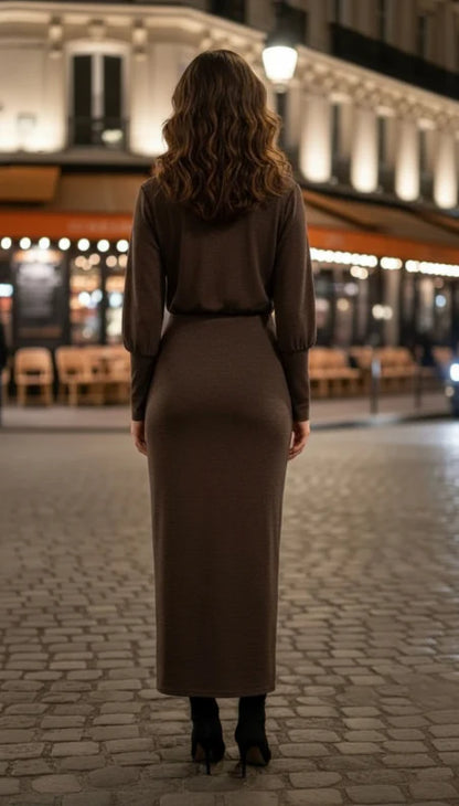 Robe Longue Chic en Jersey