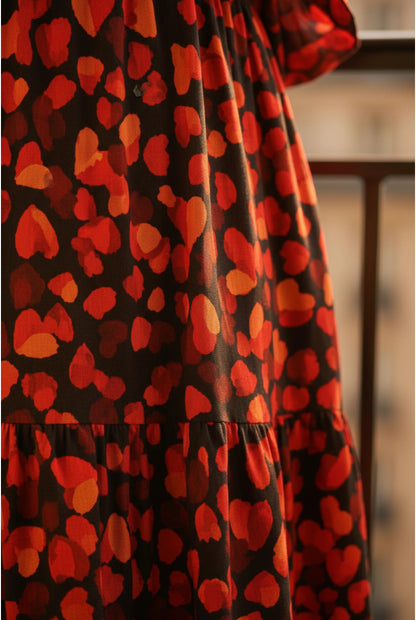 Robe Cœurs de Pétales – Élégance Audacieuse